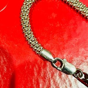 Real silver bracelet